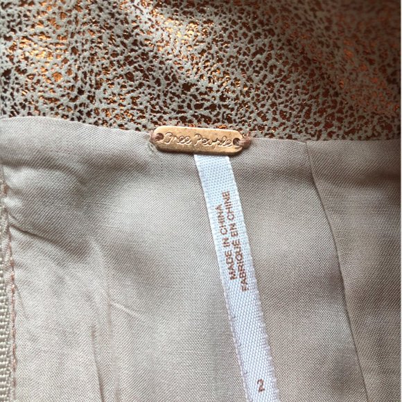Free People Shiny Skirt Size 2 - Picture 4 of 7